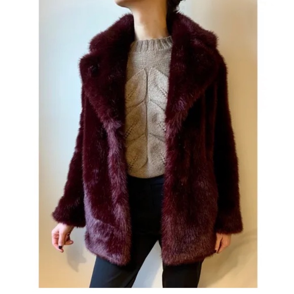 Jakke faux fur funky jacket
